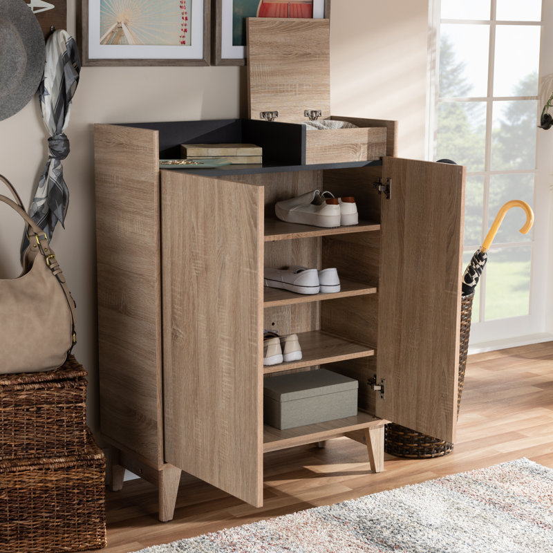 10 Pair Shoe Storage Cabinet