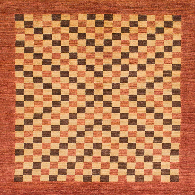 Abstract Indoor Rug, Square 5'