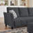 "102.56" W Reversible Sectional Sofa with Corner Seat & Extended Bench-1018029278