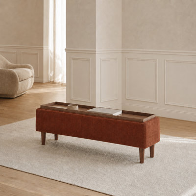 Rama Upholstered Bench with Flip Top