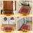 Ottomanson Non-Slip Oriental Area Rug for Kitchen, Bathroom, Entryway Rug, Red 