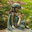 Statue de jardin fée en magnésium assise