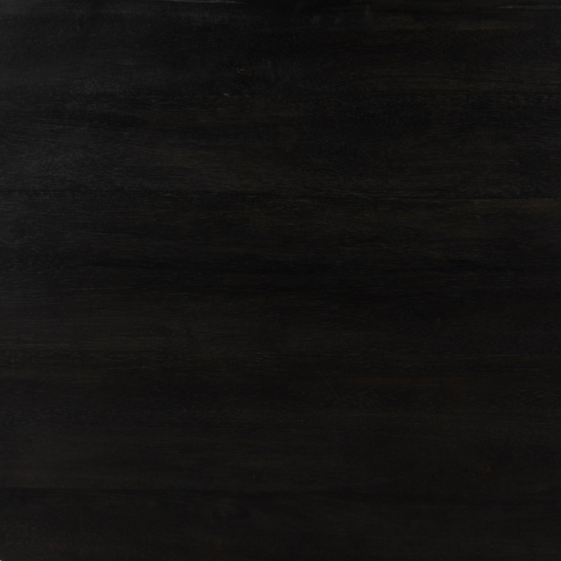 Bibianna Dining Table, Worn Black Parawood