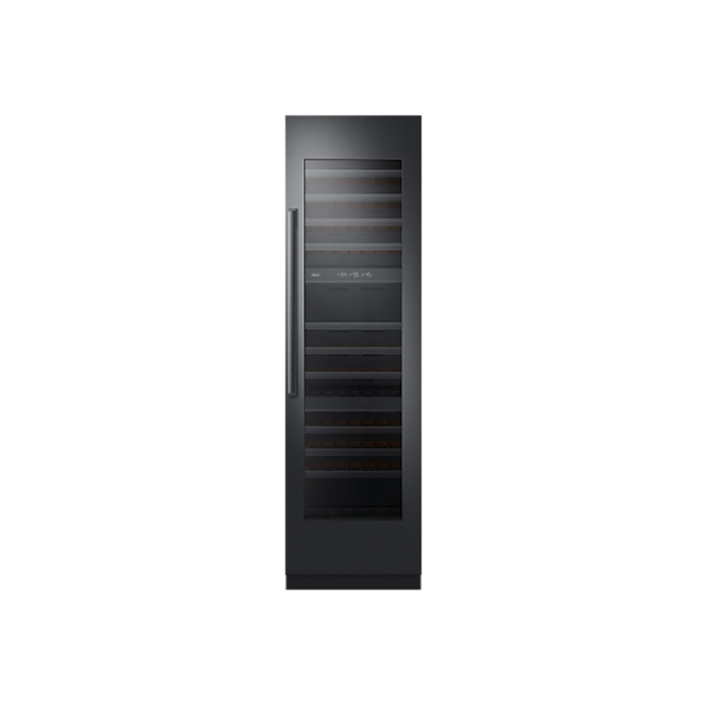 24" Wine Column Panel Kit, Contemporary, Graphite Stainless