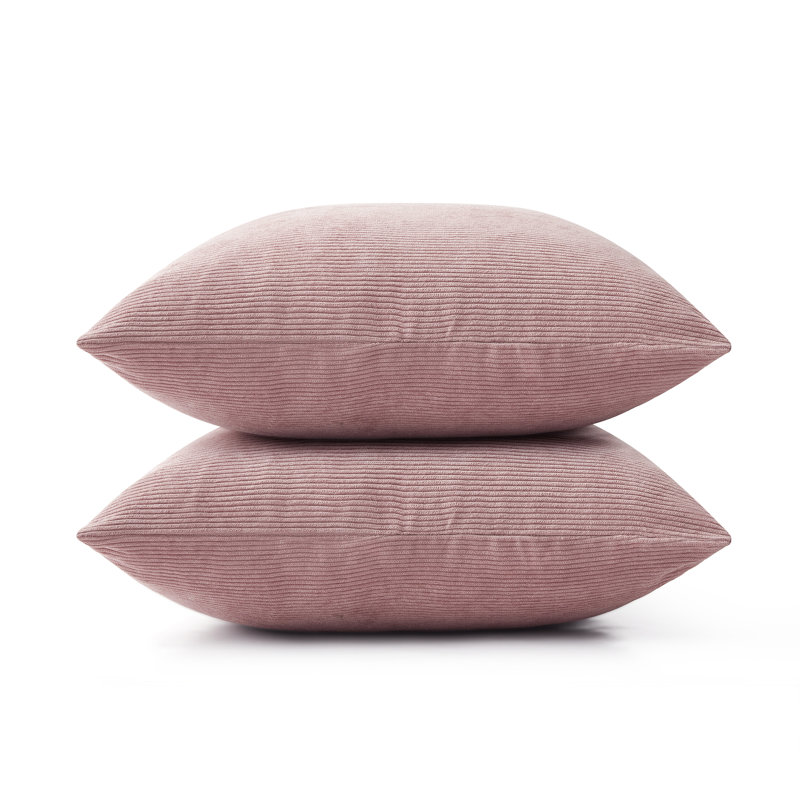 Dardel Velvet Scatter Cushion Cover, Light Pink