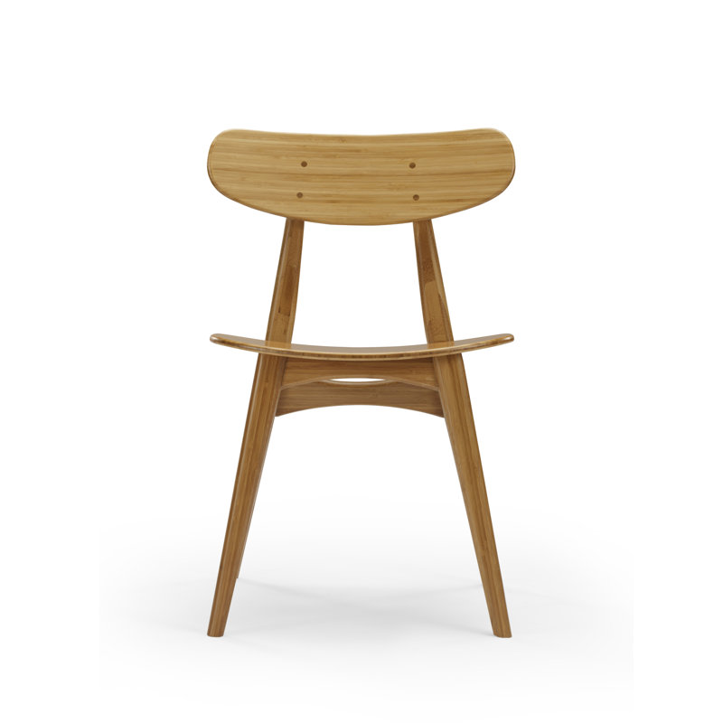 Ayela Solid Wood Side Chair, Wood, Caramelized
