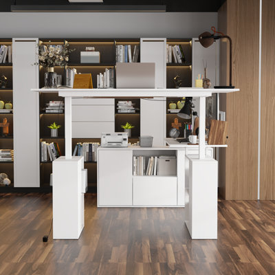 Bureau pour travailler assis ou debout ergonomique avec contrôleur de préréglages de mémoire pour le bureau personnel