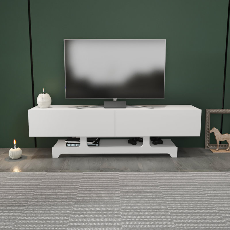 Tera TV Unit for TVs up to 71”, White