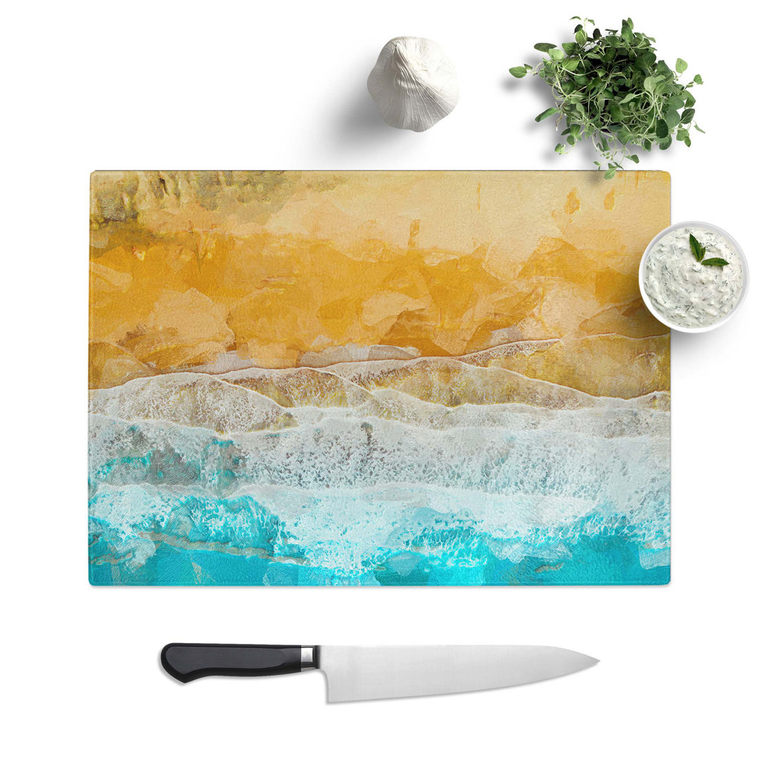 Tempered Glass Beach in the Canary Islands Spain Chopping Board
