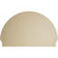 Demi-rond signature fronton en uréthane, brun clair apprêté-102752345-113057100-113221389