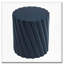 Table d'extérieur moderne bleu marine avec motif cannelé