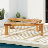 NESTOR BENCH SET OF 2, NATURAL
