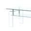 2 tables basses en verre trempé For Living - pièce de style moderne avec rangement transparent