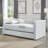 Phillip Modern Upholstered Daybed with Pull-Out Bed & Striped Design-1035684392