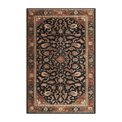 Machine Washable Persian Brown Area Rug