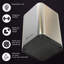 Stainless Steel Square Utensil Crock