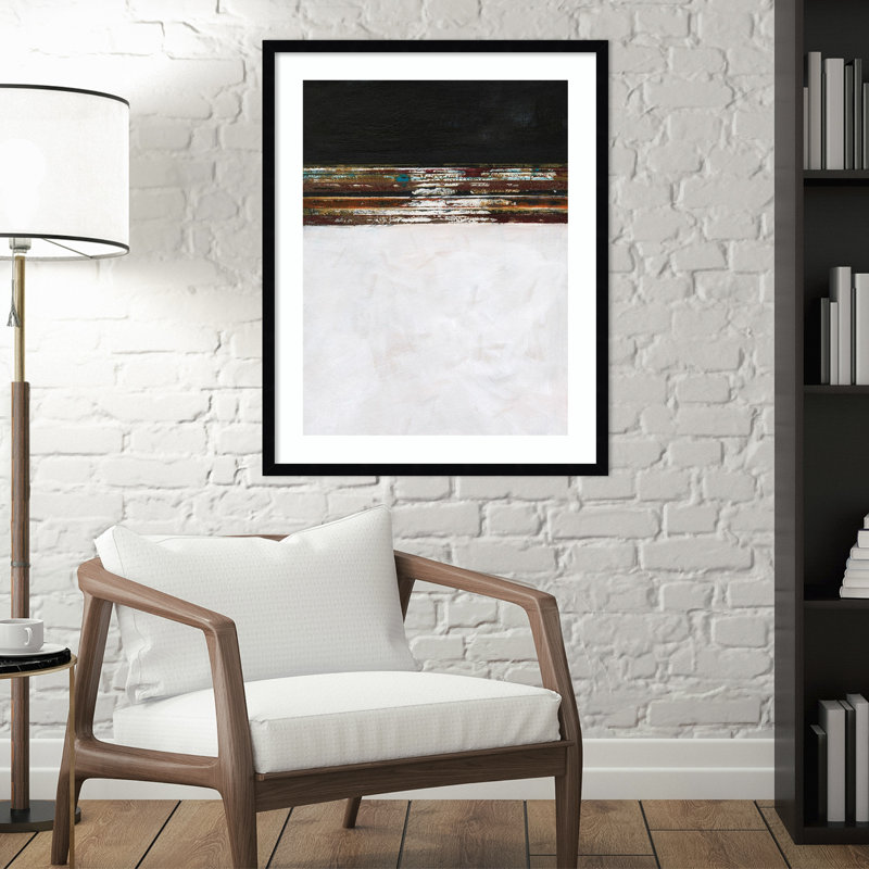 A Sense Of Space III by Jodi Fuchs, 35.12" H x 28.12" W x 0.88" D, Black Framed Paper