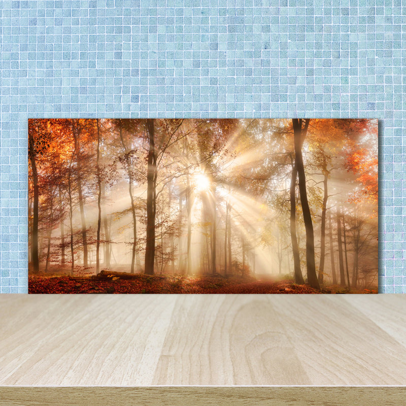 Fyre 50cm W x 100cm L Glass Peel and Stick Panel