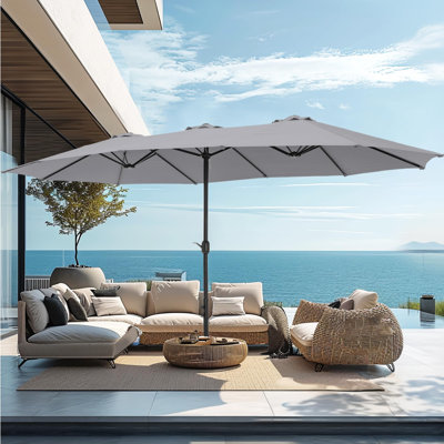 15ft Rectangular Market Umbrella
