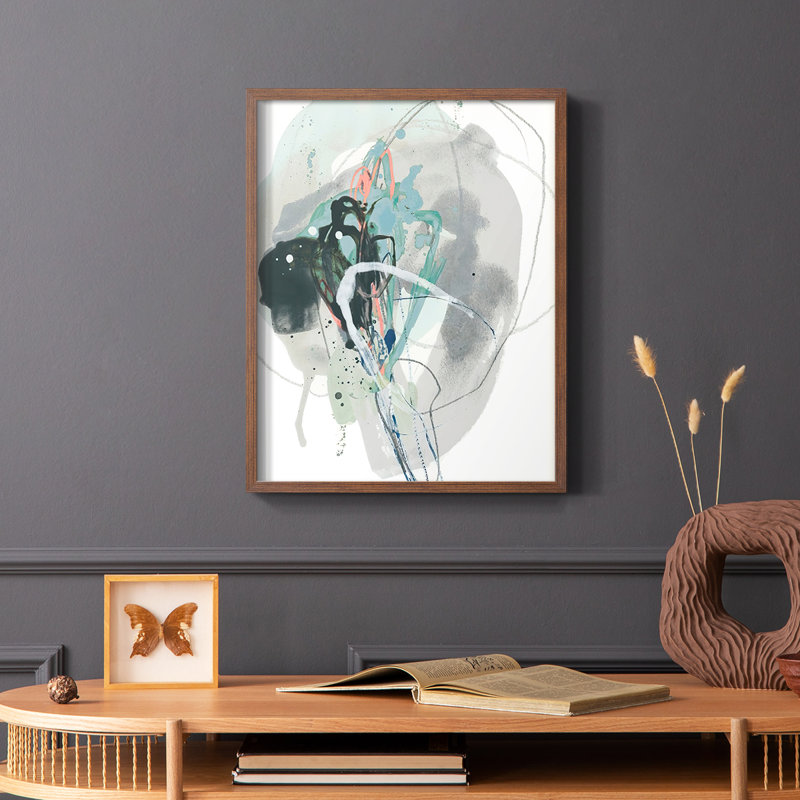 «Stone Aperture I», reproduction encadrée - bois massif, Brun, H 10 po x l 8 po