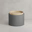 Table basse multifonctionnelle ronde avec rangement Tabouret