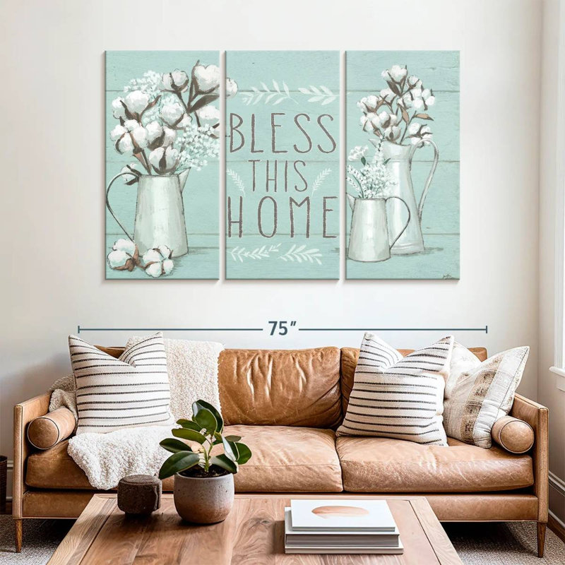 Plaque murale «Blessed Mint», H 42 po x l 65 po