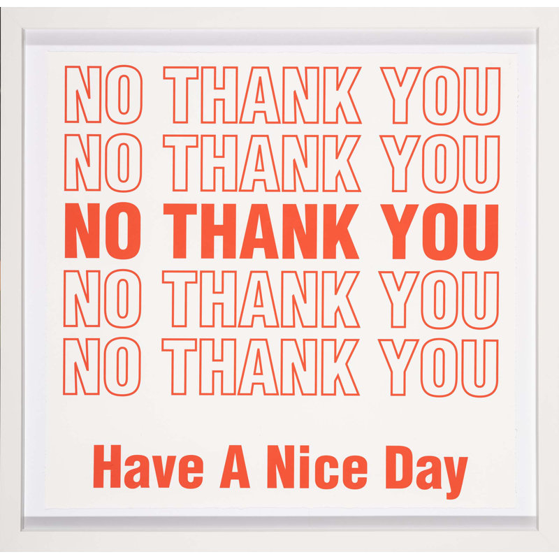 H. Scott " No Thank You "