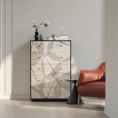 Wood Storage Cabinet with Five Drawers