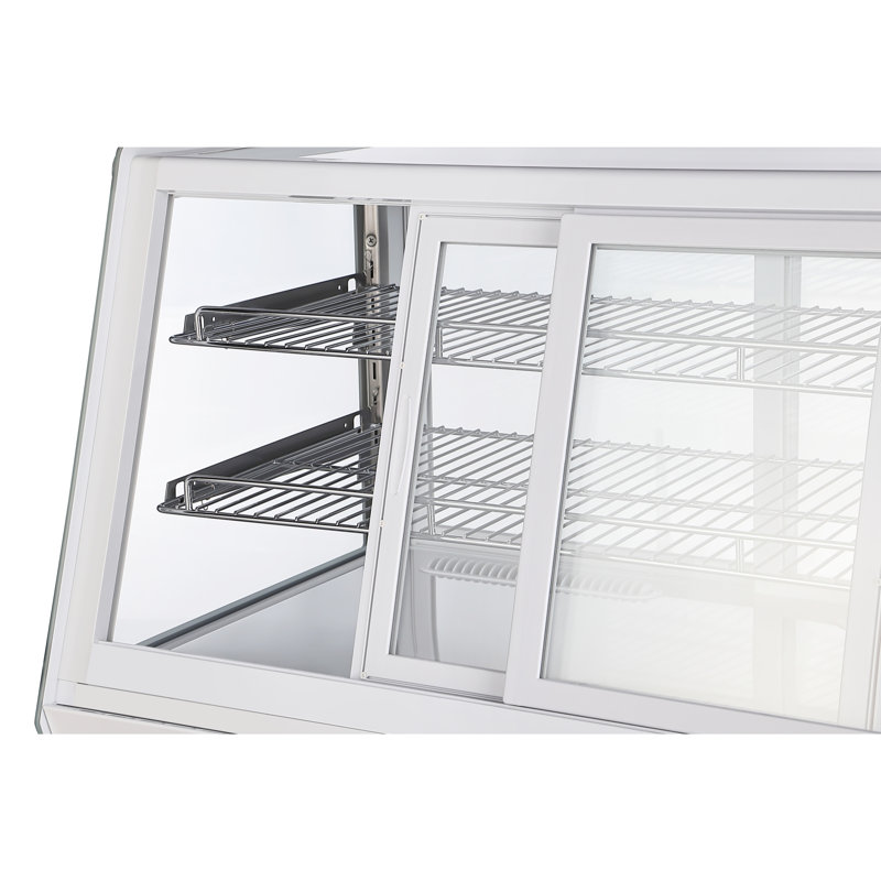 35 in. Self-Service Countertop Display Refrigerator in White (CDC-165-WH), White