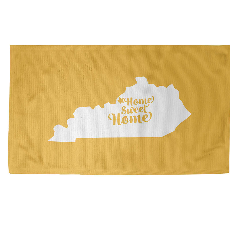 Tapis de zone jaune louisville the home, Rectangle 2 pi x 3 pi, Non