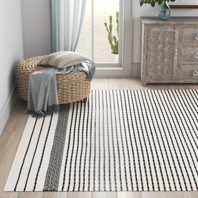 Courtdale Cotton Striped Indoor Rug