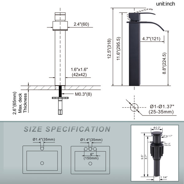 Dimensions du produit