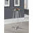 Cniya Round Glass Top Metal Base Dining Table