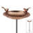 Dowski Copper Single Tier Birdbath