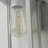 Olar Classic 11.1'' H 1-Light Outdoor Wall Sconce, White Rectangular Metal Frame with Clear Glass Shade, Waterproof-2012777964-1959659239-1974913240