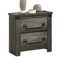 Table de chevet 1 pièce Rustic Grey