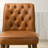 Olathe Mid-Century Modern Tufted Back Dining Chairs