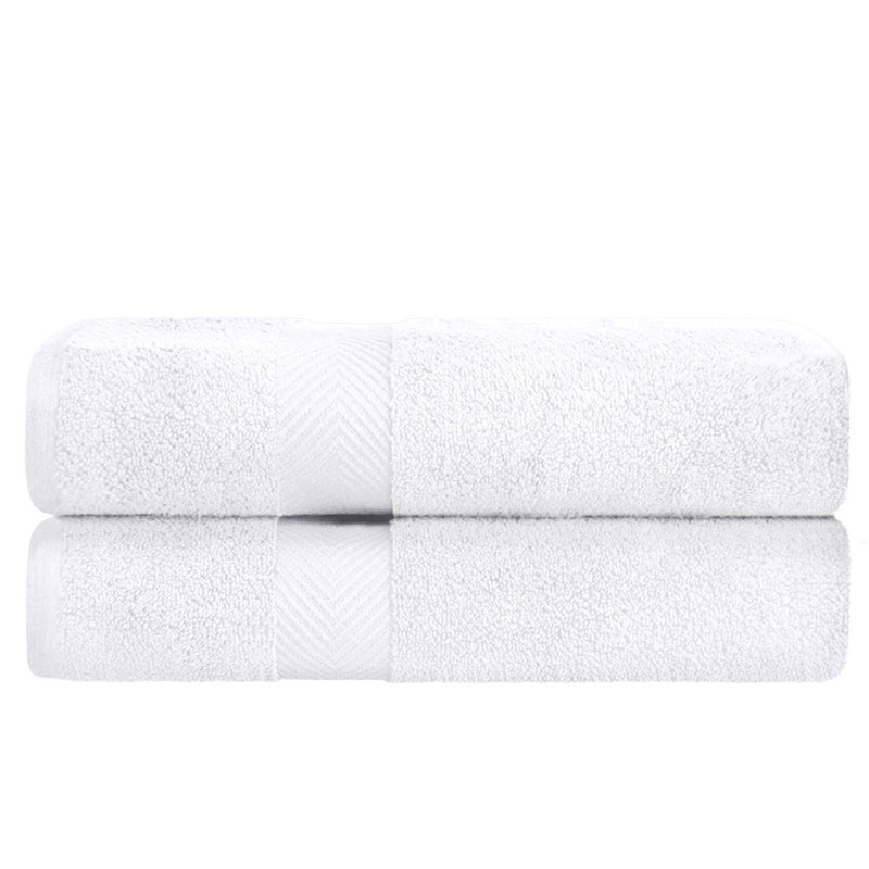 Drap de bain 100% coton Hamachi, Blanc