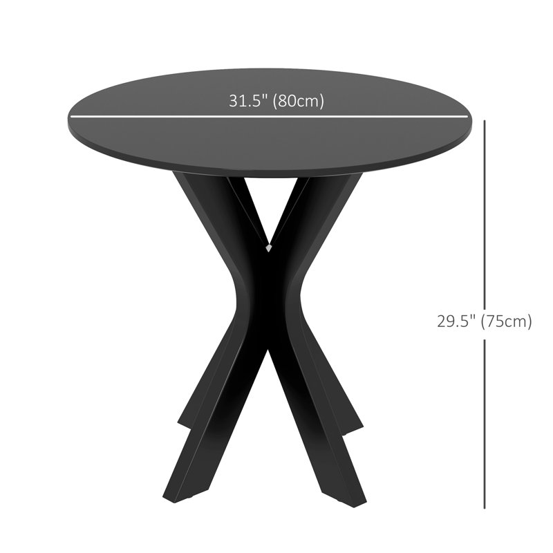 Table de salle à manger Jaiylah, L 30,7 po x l 30,7 po