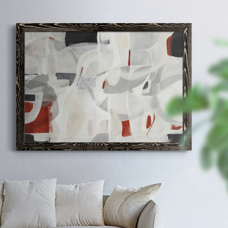 Windswept - Reproduction d'art sur toile encadrée, Noir, H 31 po x l 44 po x P 1 po