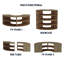 Corner TV Stand for TVs up to 78"-1147030231