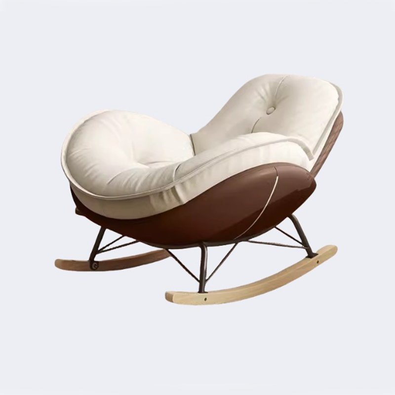 Chaise berçante Luxury, Café noir