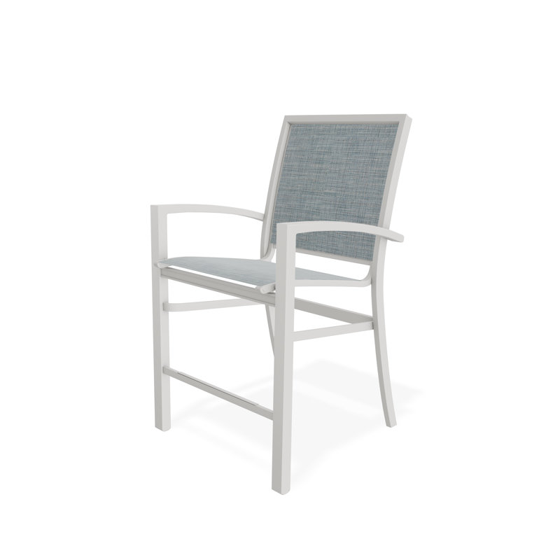 Tabouret de comptoir d'extérieur 26 po Kendall, Neige, Breloque