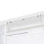 Grand lit escamotable mural avec canapé, tablettes USB et luminaires, blanc-321325193