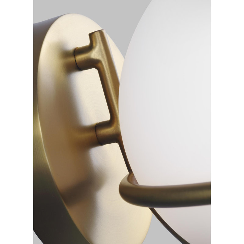 Apollo 1 - Light Armed Sconce, Burnished Brass