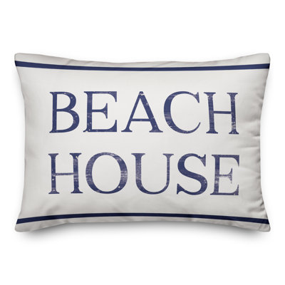  Housse et insert de coussin rectangulaire d'extérieur Beach House