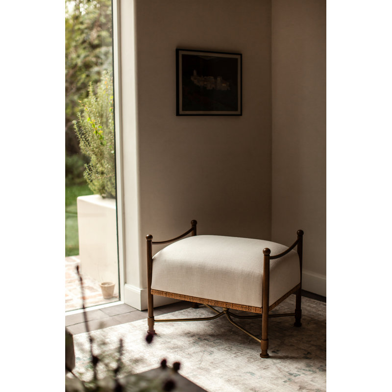 Lilac Upholstered Stool