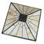 Lampe sur pied 18 lumières THEROS style Tiffany 2 lumières