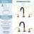 8 Inch Widespread Double Handle Bathroom Faucet With Pop Up Drain-103560314