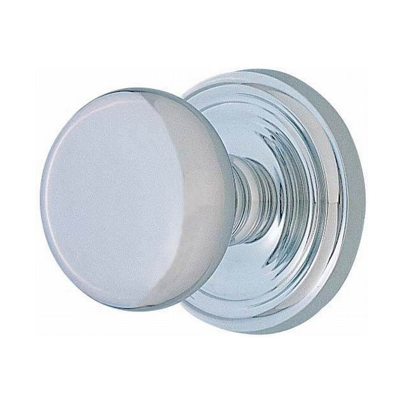 Passage Providence Knob with Regular Rose, Polished Chrome